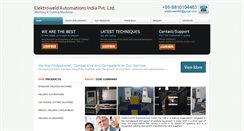 Desktop Screenshot of elektroweld.com